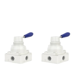 Válvula Neumática Manual Qingze 4HV230-10, Válvula de Control Direccional de Tres Posiciones y Cuatro Vías para Operación de Cilindros - Product Image 2