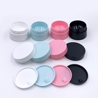 Pot cosmétique vide en plastique PP avec couvercle à vis, 5g, 10g, 15g, 20g, 30g, 50g, blanc, noir, bleu, rose, pour crème pour les yeux et lotion