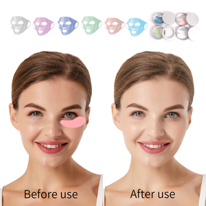 Masque pour les yeux en silicone de qualité alimentaire 100% OEM |   Traitement réutilisable des <span class=keywords><strong>cernes</strong></span> et des ridules |   Patchs pour les yeux avec logo personnalisé - Product Image 3