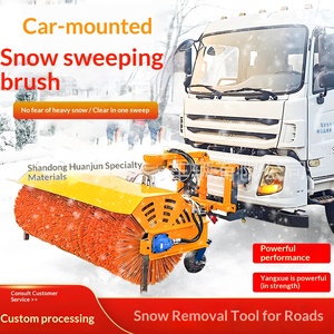 Car <b>Power</b> Snow Removal Rolling <b>Brush</b> Expressway Snow Removal Rolling <b>Brush</b> Vehicle-Mounted Snow Removal and Snow Removal Machine - Product Image 1