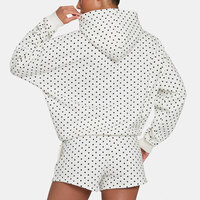 Fabricant de vêtements sur mesure pour femmes : Survêtements épais, ensembles de survêtements oversize, streetwear, ensemble sweat à capuche imprimé et short de survêtement