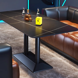 <span class=keywords><strong>Bar</strong></span> de Diseño Minimalista Moderno para Celebridades de Internet, Sofá para Área de Limpieza de <span class=keywords><strong>Bar</strong></span>, Juego de Muebles de Cuero de Alta Calidad para Sala de Estar - Product Image 3