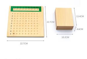 Montessori venta al por mayor de alta calidad reutilizable de madera. Juguete multiplicación y división de la Junta - Product Image 6