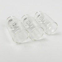Flacon pharmaceutique transparent tubulaire en borosilicate de haute qualité 25mm D x 45mm H 10ml flacons en verre