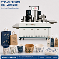Imprimante d'étiquettes à jet d'encre UV personnalisée pour matériaux variés, écologique, haute vitesse, tout-en-un, CMYK, séchage rapide, pour vêtements de détail