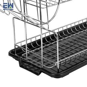 Gran supermercado cocina rack socio nuevas llegadas fácil de limpiar de hierro hogar plato rack - Product Image 5