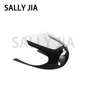 <span class=keywords><strong>Carenado</strong></span> Universal ABS Negro Brillante con Parabrisas para Motocicleta <span class=keywords><strong>Cafe</strong></span> <span class=keywords><strong>Racer</strong></span> o Cruiser - Product Image 6