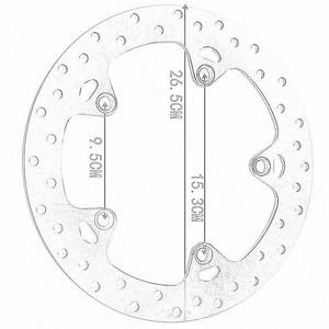 Plaquettes de frein de haute qualité pour BMW, rotors, disques de frein, pour K1200R, R1200GS, R1200, <span class=keywords><strong>R1200ST</strong></span>, 1170cc, S1000XR - Product Image 3