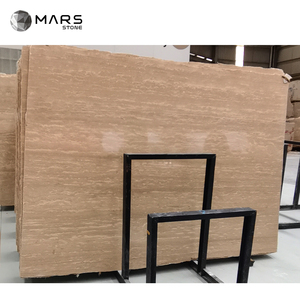 Mesa travertino amarillo romano pavo piedra Natural mármol Beige 1,8 cm travertino pulido <span class=keywords><strong>Deco</strong></span> para proyecto - Product Image 2