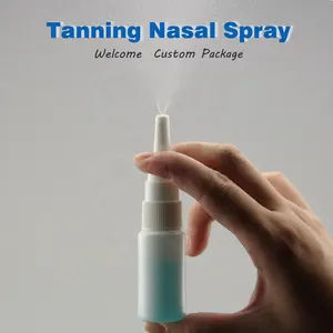 Solução bronzeadora 100% alta pureza spray nasal peptídeo bronzeador para pele marrom