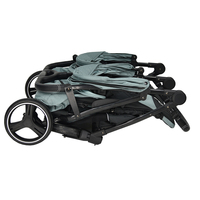 Poussette double pour jumeaux, adaptée dès la naissance, légère, pliable compactement, poussette double côte à côte