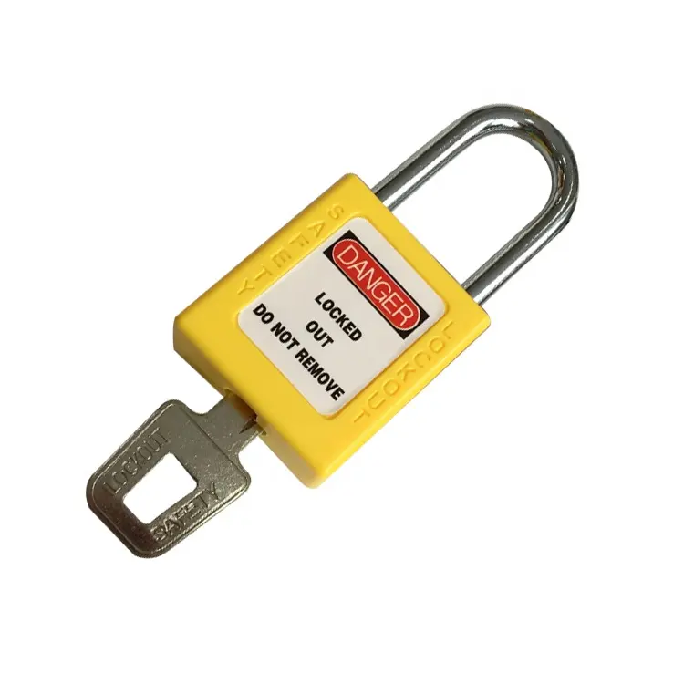 New thiết kế đặc biệt an toàn còng dưới khóa Nylon khóa Locker Ổ khóa an toàn với Master Key