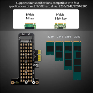 Tarjeta de Expansión de Transferencia de SSD M.<span class=keywords><strong>2</strong></span> NVMe a PCIe x1, Compatible con PCIe 4.0 - Product Image 6