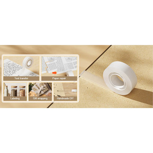 Suministros de oficina Foska, 10/33m de longitud, esmerilado, grabable, 12/8 rollos, Material BOPP mate no tóxico, cinta Invisible de papelería para la escuela - Product Image 2