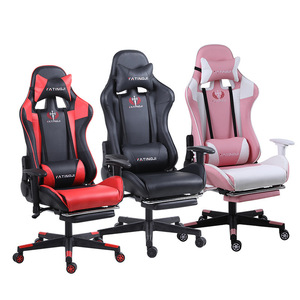 Yatingji Gaming Chair Pu Leather Adjustable Armrests Tilting Office <b>Desk</b> Chair For Bedroom <b>Study</b> - Product Image 3