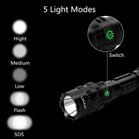 Luces LED de Campamento Linterna para Exteriores Recargable Portátil Impermeable Lámpara con Batería