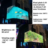 Écran d'affichage numérique LED de haute qualité P3.91 IP65 étanche, panneau d'affichage publicitaire vidéo, mur vidéo, SDK pour les magasins de détail