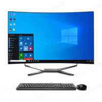 Ventas calientes Procesador Intel Core I7 Computadoras de escritorio Monitor curvo Todo en uno Computadora para juegos Pc