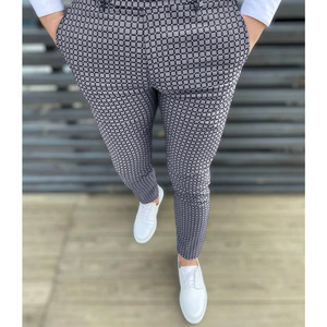 Nouveau Pantalon Décontracté à Petits Carreaux pour <span class=keywords><strong>Homme</strong></span> : le Must-Have du Moment - Product Image 2