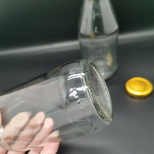 Botella de bebida infinita de cristal de estilo retro de 300ml y 10oz con tapa giratoria Uices, batidos, salsas y otros productos artesanales - Product Image 5