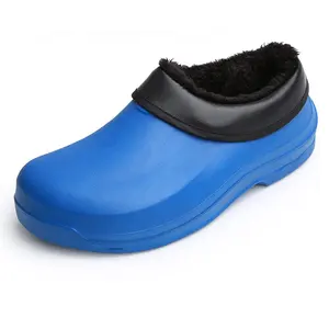 गैर पर्ची फैशनेबल चिकित्सा जूते अस्पताल नर्सिंग ईवा मोज़री गर्म उद्यान खेत निविड़ अंधकार तेल प्रतिरोधी महाराज जूते में रसोई