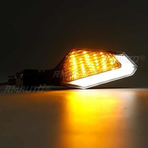 2 Luces LED de Señal de Giro para Motocicleta, Luces de Circulación Diurna DRL, Intermitentes para Kawasaki, BMW, Hayabusa, Yamaha, Honda - Product Image 3