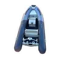 Bateau gonflable à Double coque en aluminium, Hypalon/PVC Durable, 14ft côtelé 430, nouveau Design 2019
