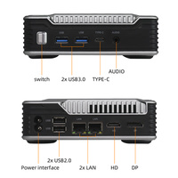 Mini PC Compacto y Eficiente para Hogar, Oficina y Juegos, N150, 4 Núcleos, DDR4, Bajo Consumo, Windows 11 Business, Doble Ethernet