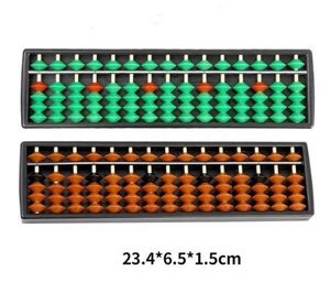 Abacus standard à 15 chiffres, 7 à 23 chiffres, Soroban, calculatrice chinoise japonaise, outil de comptage, mathématiques, jouets de calcul pour débutants - Product Image 3