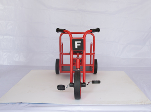 Toda la venta del precio de fábrica de tres ruedas de metal triciclo bicicleta con transporte - Product Image 3