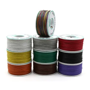 250m/roll 30AWG 1423 Colored PVC Insulation Cable Copper Core Test Wrapping Wire Tinned Copper PCB Solid Line Wire