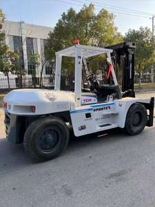 รถยกดีเซลมือสอง TCM 100 10Ton รถยก FD100 TCM สำหรับงานก่อสร้างสภาพดีและประสิทธิภาพสูง - Product Image 2