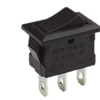Interrupteurs à bascule industriels robustes, bornes en alliage de cuivre thermoplastique renforcé, 250V 6A SPDT, indice de protection IP40, pour utilisation en machine