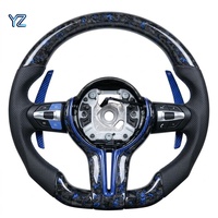Volant en fibre de carbone personnalisé YZ pour BMW E46 E60 E61 E65 E66 E81 E82 E83 Z4 E89 E91 E90 E92 E93 E39