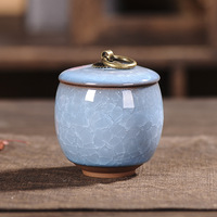 Thé café sucre chine artisanat décoration Mini pot en céramique cuisine stockage bouteilles et bocaux conteneurs décor à la maison nouveau
