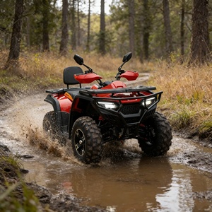 <span class=keywords><strong>Quad</strong></span> tout-terrain familial à transmission automatique par arbre de transmission, moteur à essence >300cc, idéal pour les excursions de week-end - Product Image 3