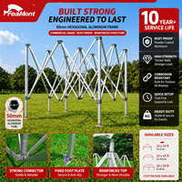 Tente pliante FEAMONT 10x10, auvent imperméable pour événements en plein air, fête, marché, fabricant OEM