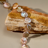 Dont Prix 15-18mm Rond Lisse Bouton Perle Naturel Blanc Rose Violet Baroque En Forme De Pièce Perle D'eau Douce