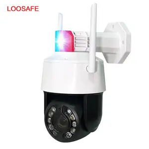 Loosafe 3MP 40X 광학 속도 돔 줌 야외 IP 카메라 PTZ 자동 추적 360 학위 H.265 무선 와이파이 CCTV 보안 카메라