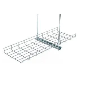 Fornecedor profissional Customized Bridge Basket System Hot Dip Galvanized Steel Wire Mesh Cable Tray