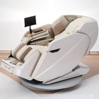 Fauteuil de massage électrique robotisé haut de gamme AI Shiatsu pour le corps entier, avec massage des pieds 3D et fonction inclinable