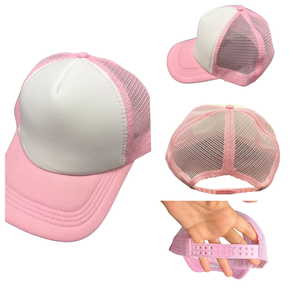 Casquette Trucker Sportive 5 Panneaux Personnalisable en Gros, Perforée au Laser, 100% Polyester Velours et Maille, Casquette Vierge en Stock - Product Image 3