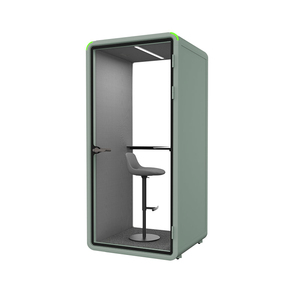 Cabine de travail insonorisée pour bureau, cabine de travail privée, cabine téléphonique acoustique individuelle, cabine de bureau - Product Image 4