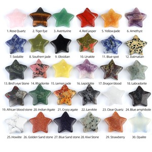 <span class=keywords><strong>Estrella</strong></span> tallada en cristal agujero libre 30mm <span class=keywords><strong>estrella</strong></span> de cinco puntas cristal Natural ágata piedra <span class=keywords><strong>estrella</strong></span> para decoración regalo DIY accesorios de joyería - Product Image 3