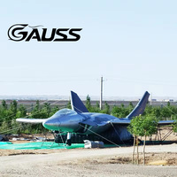 Avion RC Gonflable Géant avec Pompe à Air Électrique, Modèle Publicitaire pour Fête, Spectacle Extérieur, avec Hélium et Air
