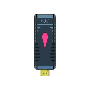 X96 S400 4k高清电视棒Allwinner H313安卓10.0 USB电视加密狗棒1 + 8gb 2 + 16GB安卓盒2.4G WIFI安卓电视棒盒