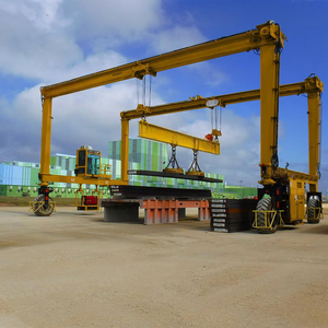Crane Gantry Ban Karet Hidrolik 30 Ton untuk Kontainer dengan Mesin Pengangkat Listrik, Motor, dan Gearbox - Product Image 5