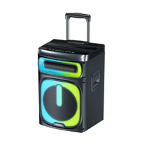 Enceinte Karaoké Mobile CSN-K310 14,1 Pouces à Écran Tactile Rabattable avec Lumières LED RGB et Lecteur Vidéo – Boîte de Fête