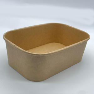Sinh Thái Thân Thiện Dùng Một Lần Hình Chữ Nhật Giấy Kraft Bát Salad Lấy đi Thực Phẩm <span class=keywords><strong>Container</strong></span> Hình Chữ Nhật Giấy Bát - Product Image 3