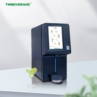 Machine à cocktails TWBEVERAGE IoT avec écran tactile pour bar, distribution quantitative de fructose et réfrigération, 8 ingrédients